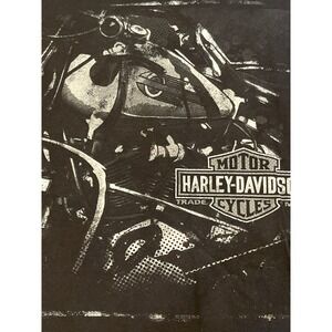 Harley Davidson Lumberjack Nacogdoches Texas Graphic T Shirt Men's 2XL